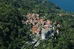Italy, Lago Maggiore, Village from Helicopter flight (2011)